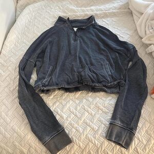 Aeropostale Charcoal Cowl Neck Sweater